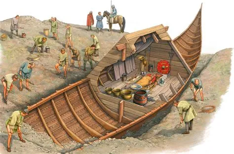  The Sutton Hoo Ship Burial! - A Glimpse into Anglo-Saxon Majesty and the Enigma of Death